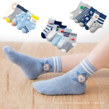 2020 New hot selling factory cheap fashion kids happy feet cotton socks